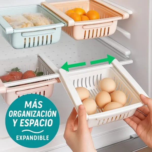 Organizador expandible de alimentos - Para nevera