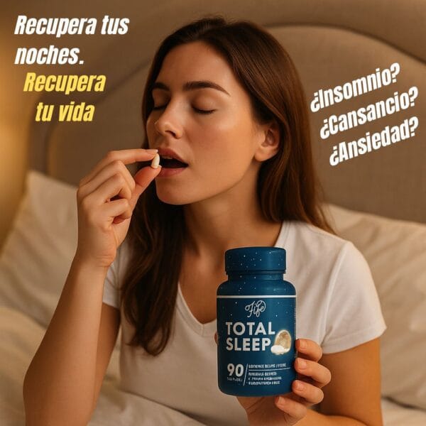 Total Sleep - 90 Capsulas para mejorar el sueño