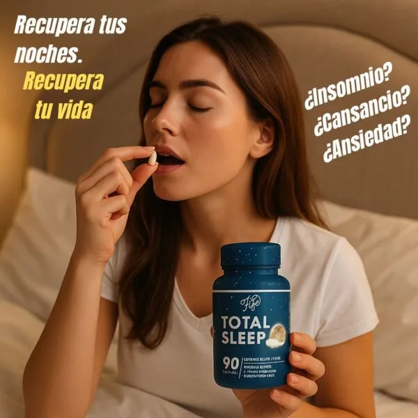 Total Sleep - 90 Capsulas para mejorar el sueño