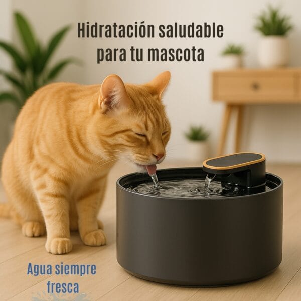 Fuente de Agua Automática para Mascotas - 3 litros